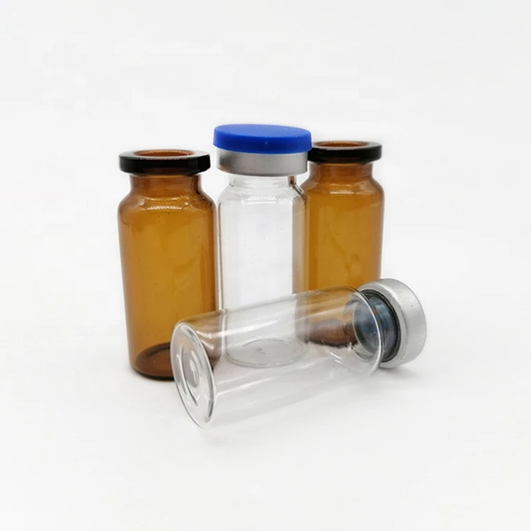 Flip Cap Amber Bottles